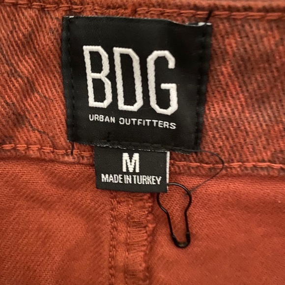 NWOT UO BDG Snakeskin Print High Rise Denim Skirt - Picture 4 of 5